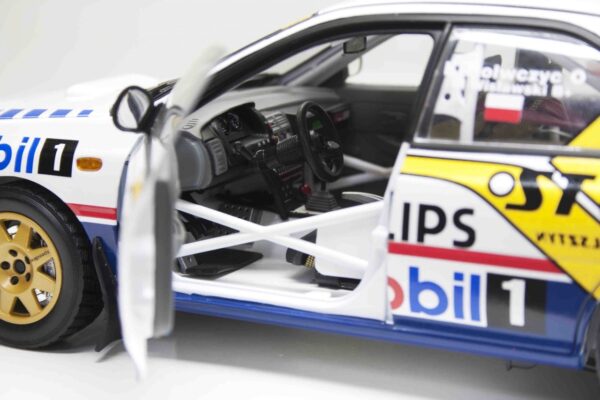 Sun Star 5519 1:18 Subaru Impreza 555 5 Alpa Rally Diecast Model 1997