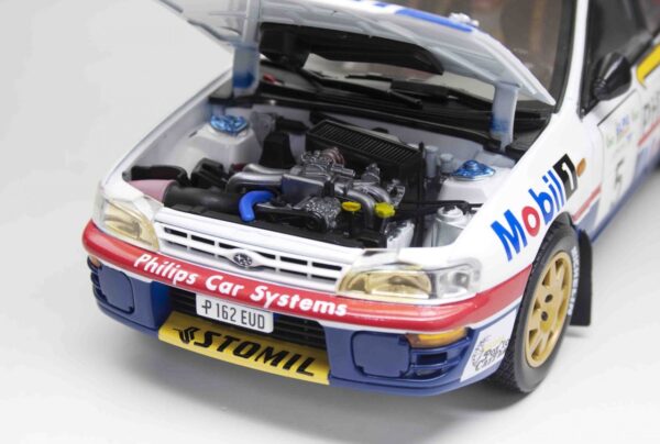 Sun Star 5519 1:18 Subaru Impreza 555 5 Alpa Rally Diecast Model 1997