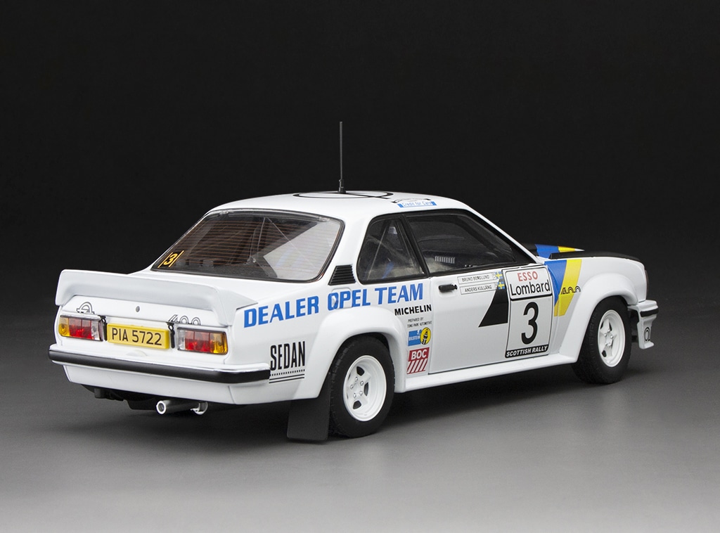 Sun Star - 1:18 Opel Ascona 400 No.3 A.Kullang, B.Berglund Esso Lombard RSAC Scottish Rally 1980 - Limited Edition Diecast Model 2 Sun Star - 1:18 Opel Ascona 400 No.3 A.Kullang, B.Berglund Esso Lombard RSAC Scottish Rally 1980 - Limited Edition Diecast Model