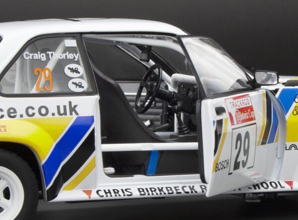 Sun Star - 1:18 Opel Ascona 400 No.29 S.Blomqvist, T.Craig Trackrod Historic Cup 2016 - Limited Edition Diecast Model 14 Sun Star - 1:18 Opel Ascona 400 No.29 S.Blomqvist, T.Craig Trackrod Historic Cup 2016 - Limited Edition Diecast Model