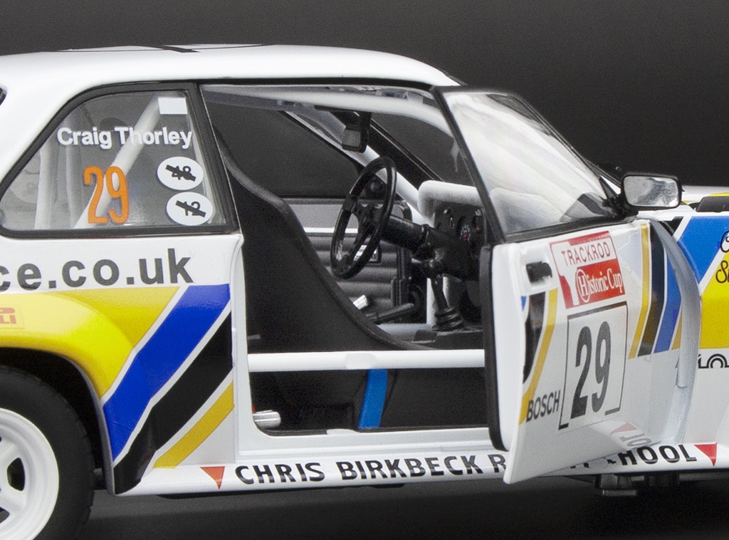 Sun Star - 1:18 Opel Ascona 400 No.29 S.Blomqvist, T.Craig Trackrod Historic Cup 2016 - Limited Edition Diecast Model 6 Sun Star - 1:18 Opel Ascona 400 No.29 S.Blomqvist, T.Craig Trackrod Historic Cup 2016 - Limited Edition Diecast Model