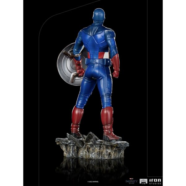Iron Studios 1/10 Captain America Battle of New York Art Statue IS60622