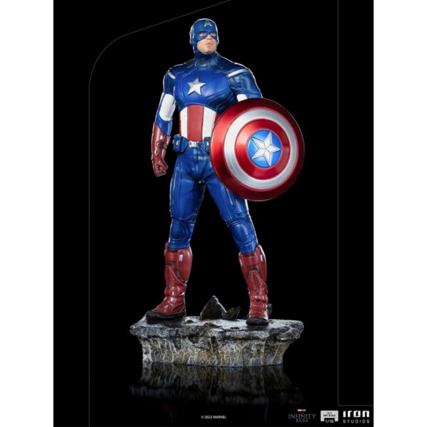 Iron Studios 1/10 Captain America Battle of New York Art Statue IS60622