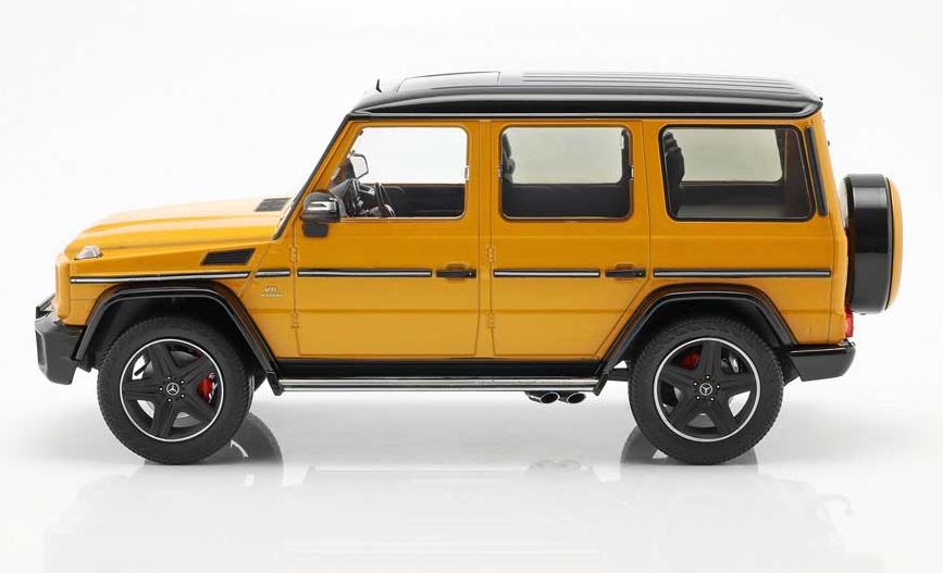 iScale 1/18 Mercedes G63 AMG Yellow Diecast Model Car 11839