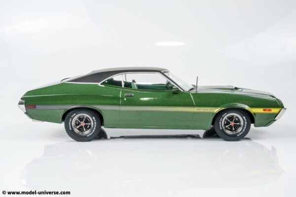 Ixo - 1:18 Ford Gran Torino Sport 1972 "Gran Torino" Movie Dark Green - Diecast Model 11 Ixo - 1:18 Ford Gran Torino Sport 1972