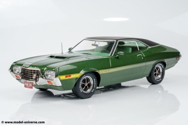 Ixo - 1:18 Ford Gran Torino Sport 1972 "Gran Torino" Movie Dark Green - Diecast Model 9 Ixo - 1:18 Ford Gran Torino Sport 1972