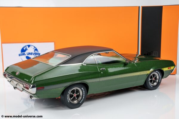 Ixo - 1:18 Ford Gran Torino Sport 1972 "Gran Torino" Movie Dark Green - Diecast Model 7 Ixo - 1:18 Ford Gran Torino Sport 1972