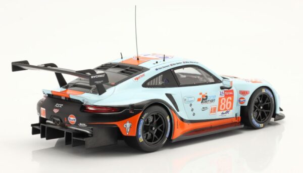 Porsche RSR Gulf LeMans 1:18 diecast model Ixo LEGT18008