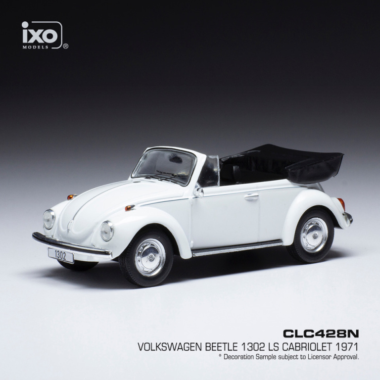 Ixo - 1:43 VW Beetle Cabriolet 1302 LS (1971) White