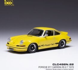 ixo - 1:43 porsche 911 carrera rs 2.7 yellow 1973 black magic