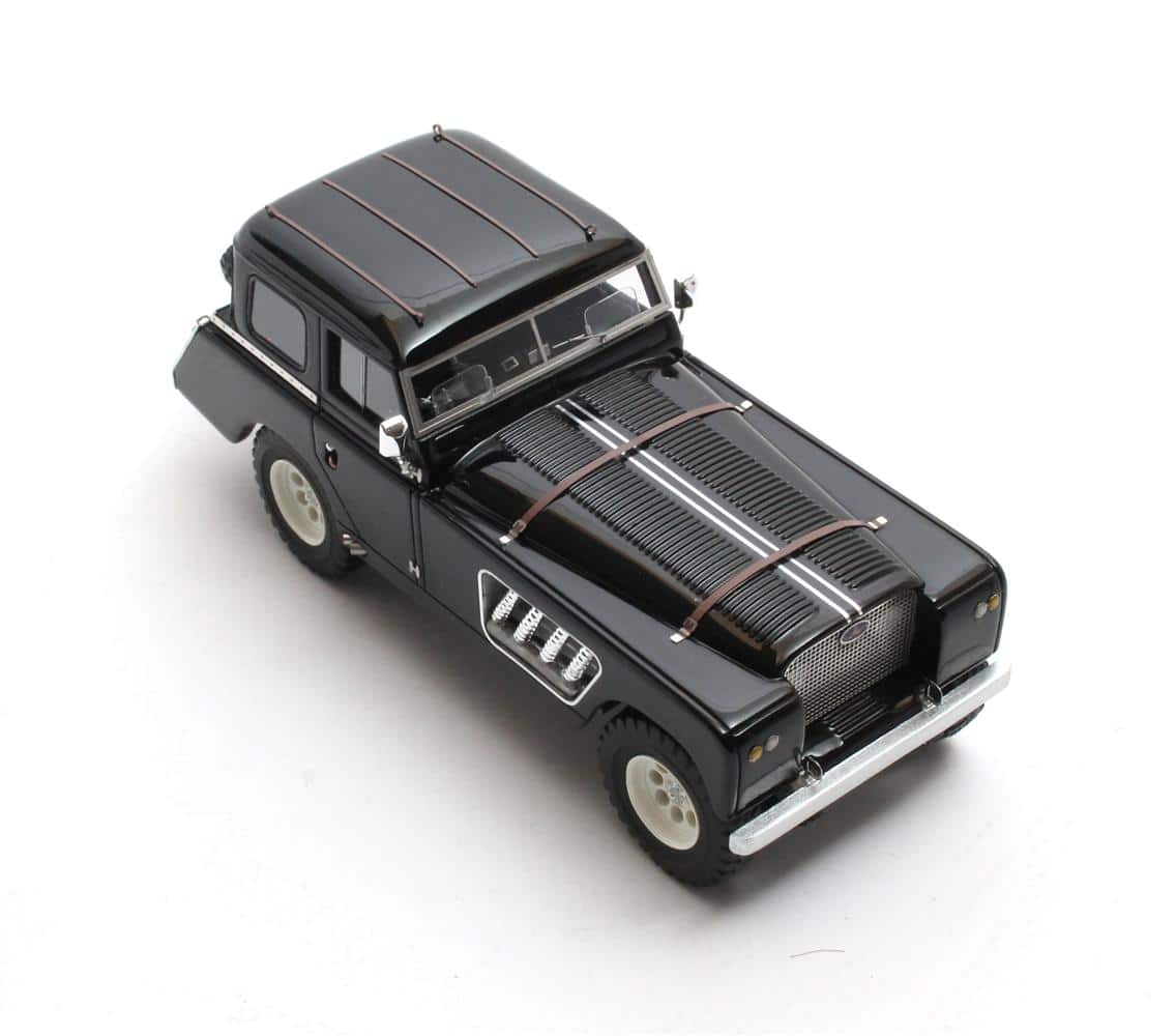 Matrix - 1:43 Land Rover 109 Bell Aurens Longnose Blue - Limited Edition Resin Model