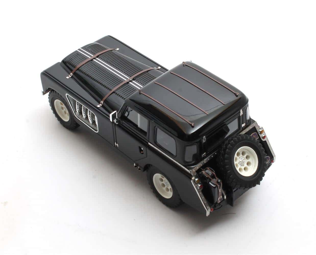 Matrix - 1:43 Land Rover 109 Bell Aurens Longnose Blue - Limited Edition Resin Model