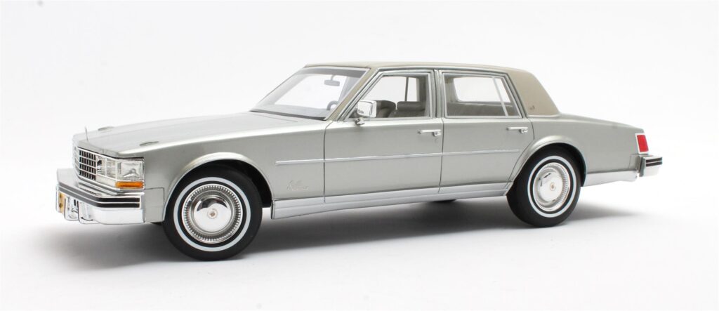 New Cadillac Seville Scale Models Unveiled by Cult Scale 2 1:18 Cadillac Seville Silver Metallic 1976 - Limited Edition Resin Model by Cult Scale