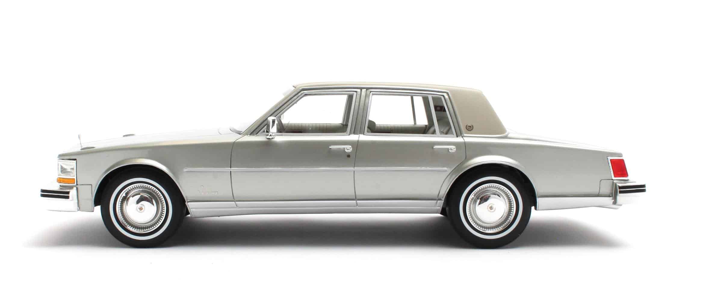 1:18 Cadillac Seville Silver Metallic 1976 - Limited Edition Resin Model by Cult Scale - Image 6