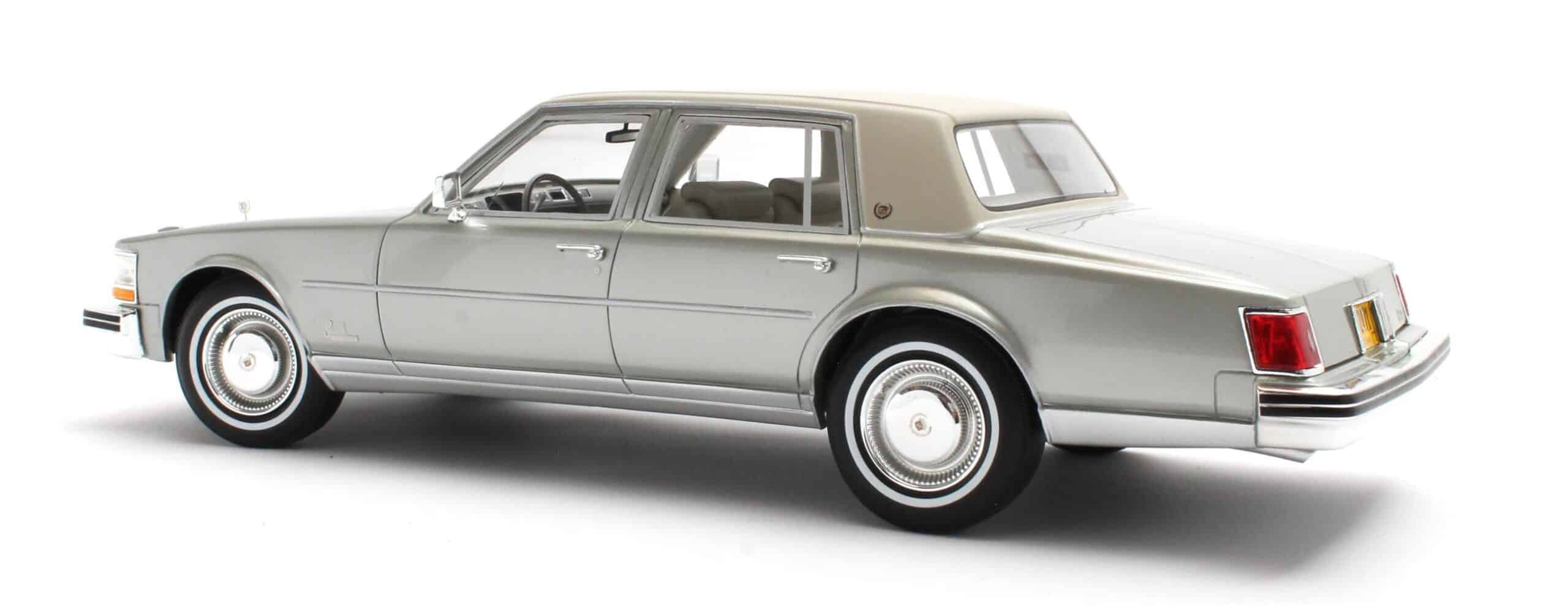 1:18 Cadillac Seville Silver Metallic 1976 - Limited Edition Resin Model by Cult Scale - Image 8