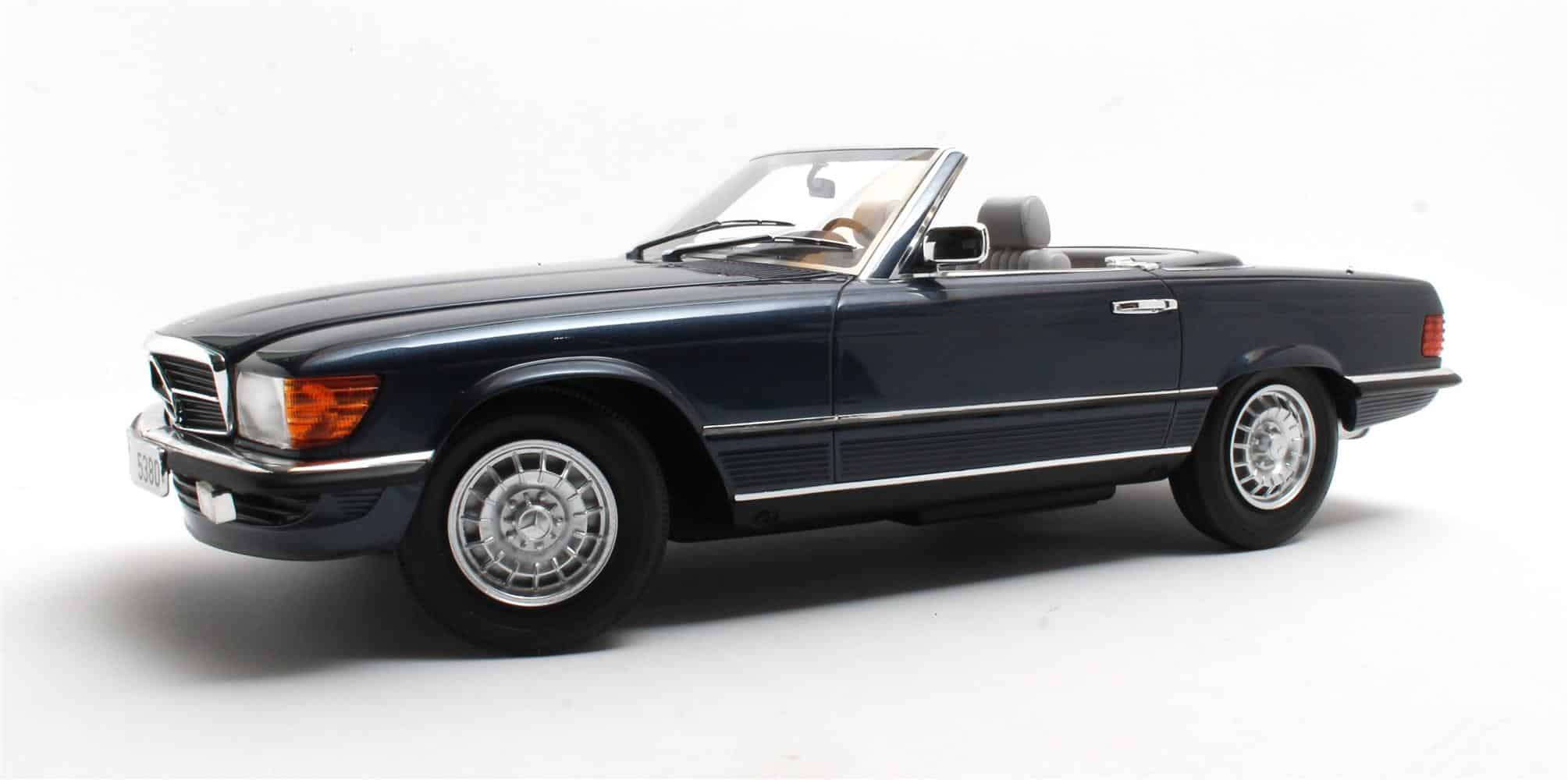 12ART - 1:12 Mercedes-Benz 380SL R107 Lapis Blue Metallic 1979-1985 - Limited Edition Resin Model 1 12ART - 1:12 Mercedes-Benz 380SL R107 Lapis Blue Metallic 1979-1985 - Limited Edition Resin Model