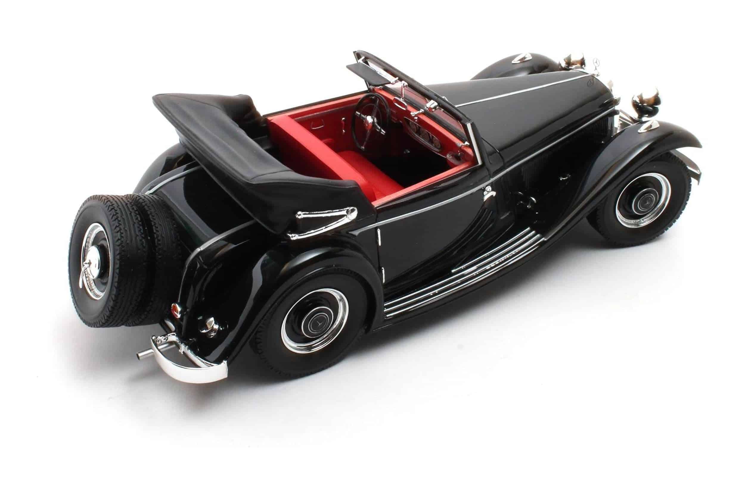 Cult Scale 1:18 Mercedes-Benz 290A Cabriolet 1936 Black (CML180-1) Limited Edition Resin Model 6 Cult Scale 1:18 Mercedes-Benz 290A Cabriolet 1936 Black (CML180-1) Limited Edition Resin Model - Image 6