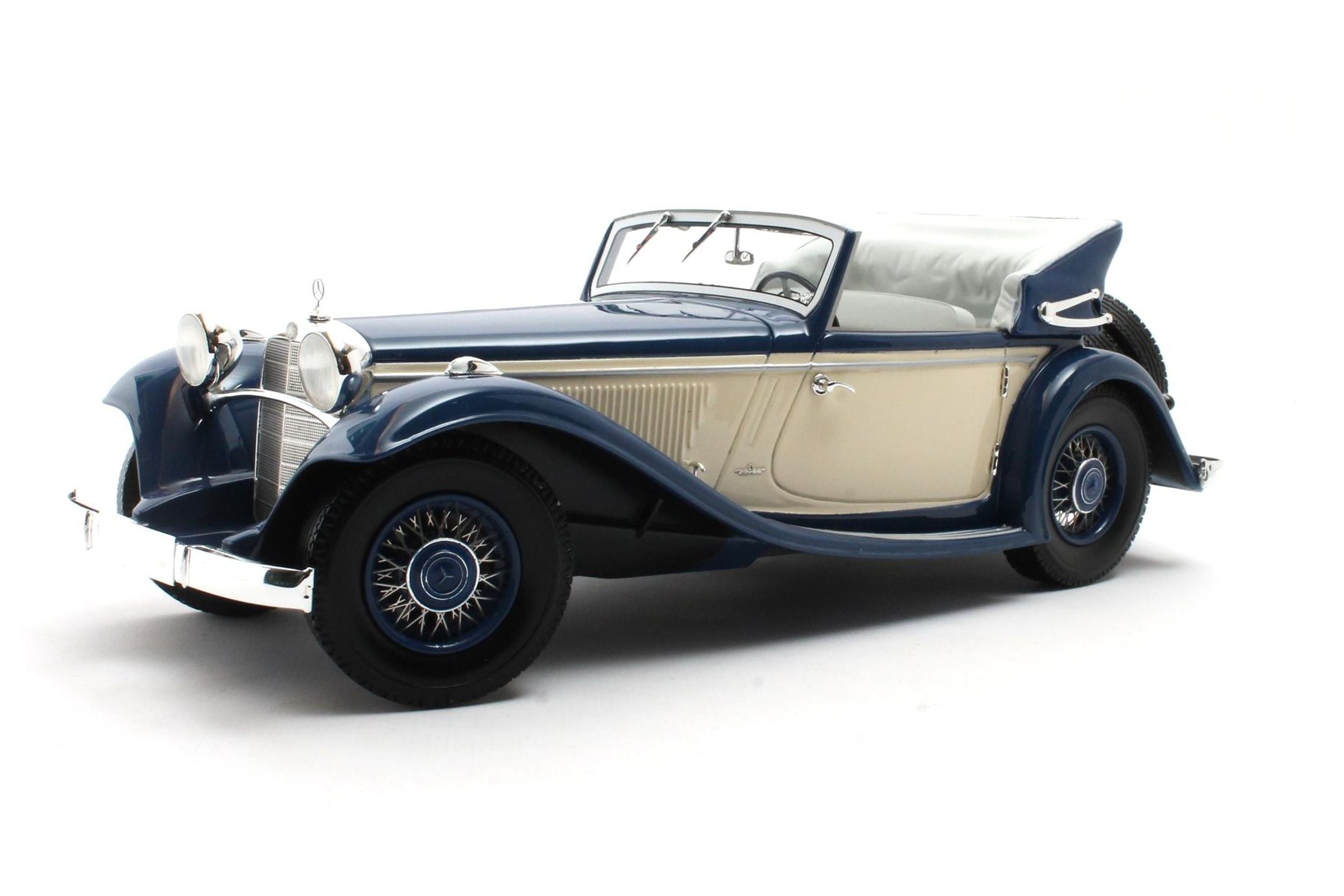 Cult Scale 1:18 Mercedes-Benz 290A Cabriolet 1936 Blue/White (CML180-2) Limited Edition Resin Model