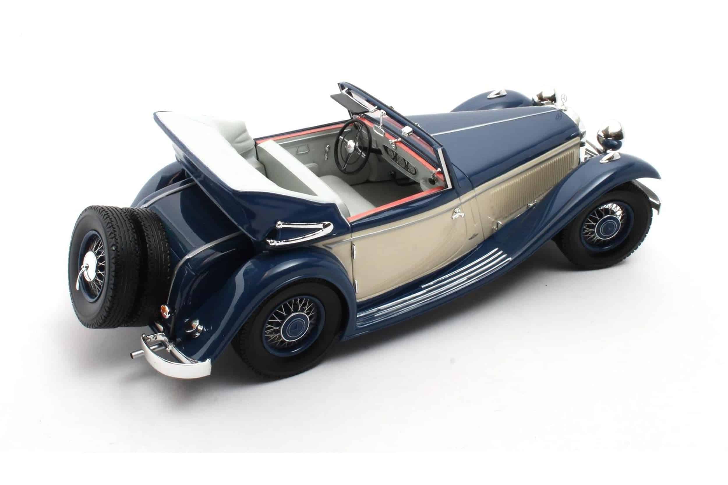 Cult Scale 1:18 Mercedes-Benz 290A Cabriolet 1936 Blue/White (CML180-2) Limited Edition Resin Model 5 Cult Scale 1:18 Mercedes-Benz 290A Cabriolet 1936 Blue/White (CML180-2) Limited Edition Resin Model - Image 5