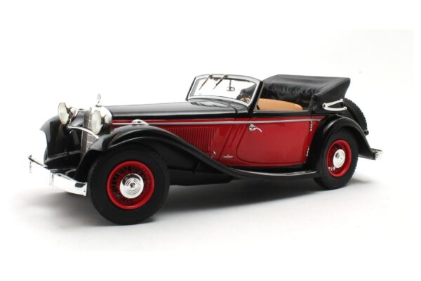 Cult Scale 1:18 Mercedes-Benz 290A Cabriolet 1936 Black/Red (CML180-3) Limited Edition Resin Model