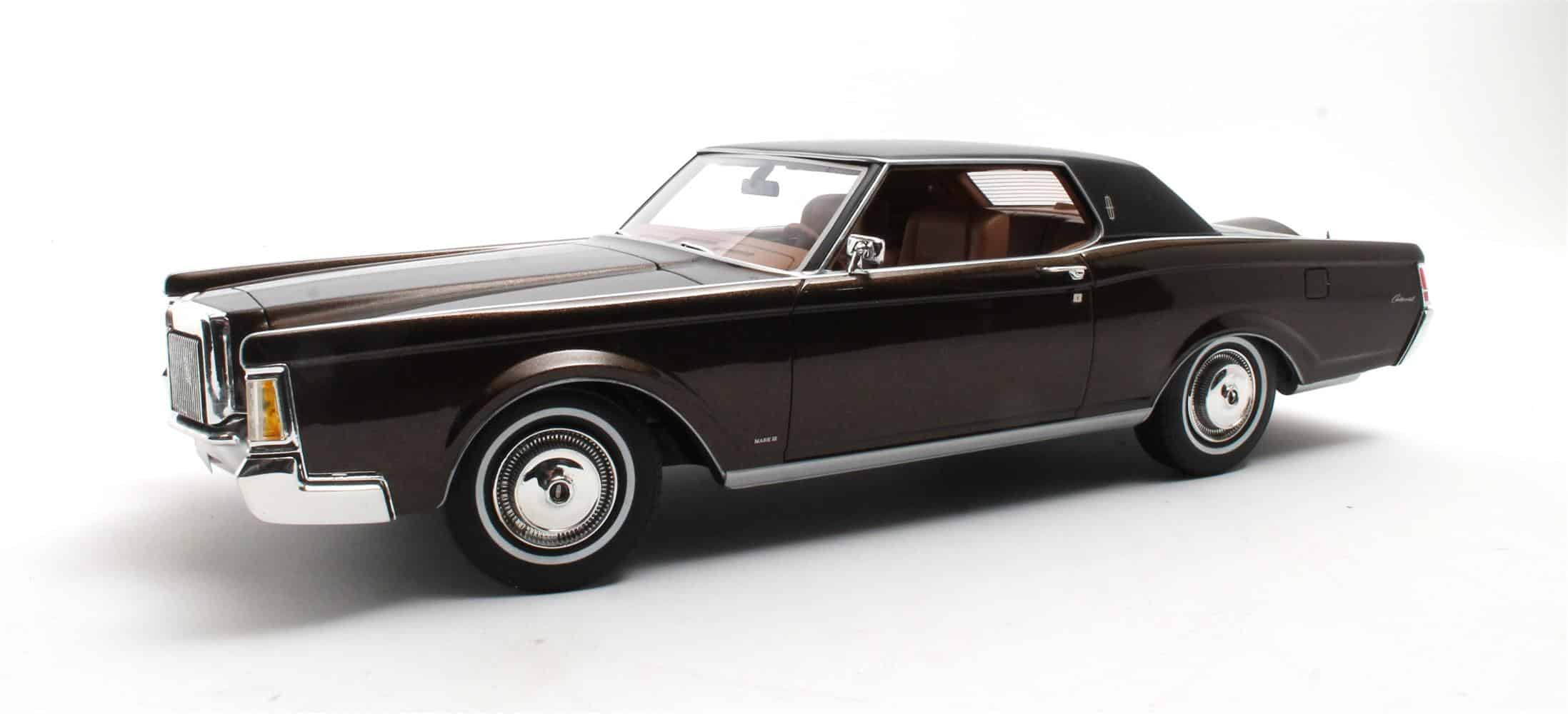 Cult Scale 1:18 Lincoln Continental Mark III 1971 Brown Metallic (CML195-2) Limited Edition Resin Model