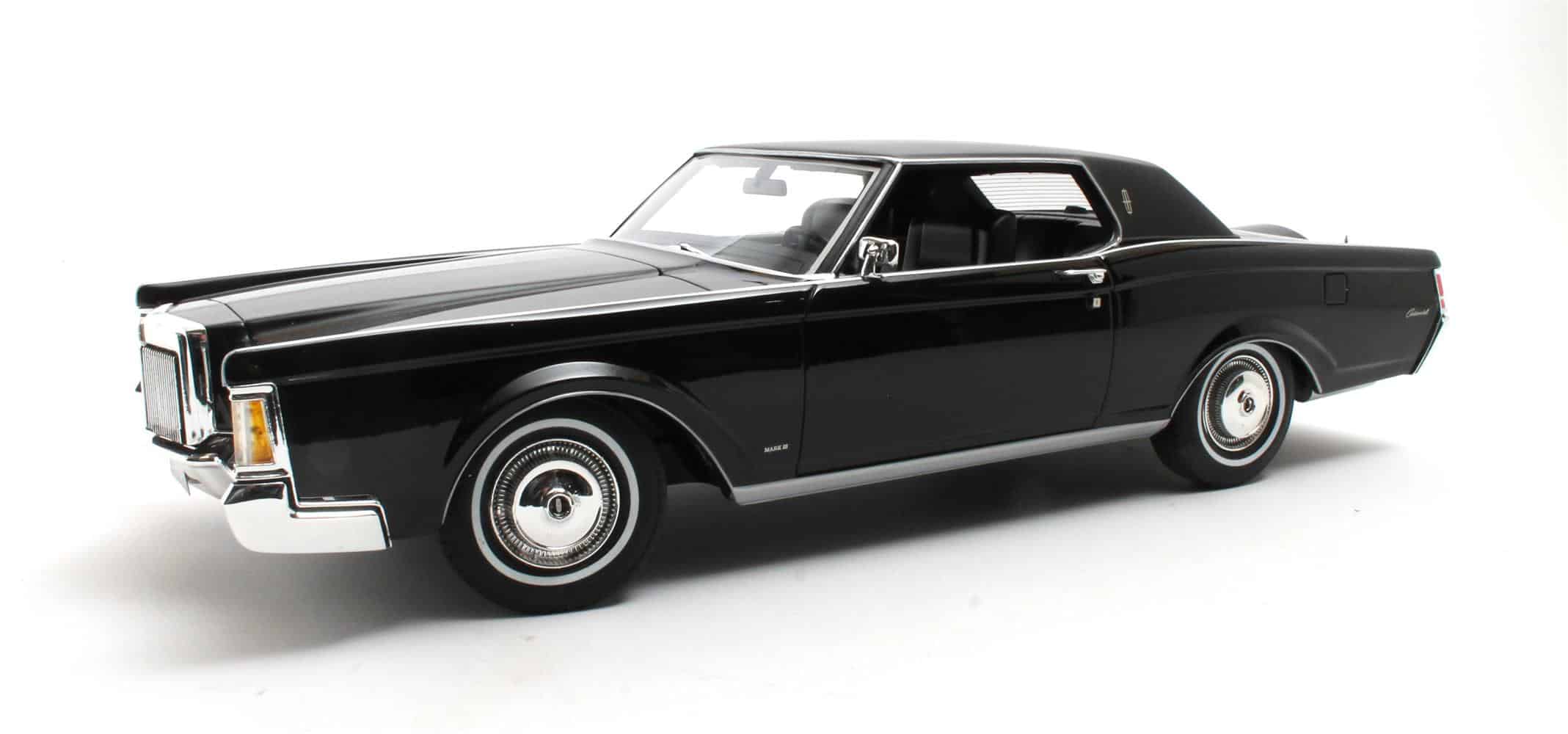 Cult Scale 1:18 Lincoln Continental Mark III 1971 Black (CML195-3) Limited Edition Resin Model