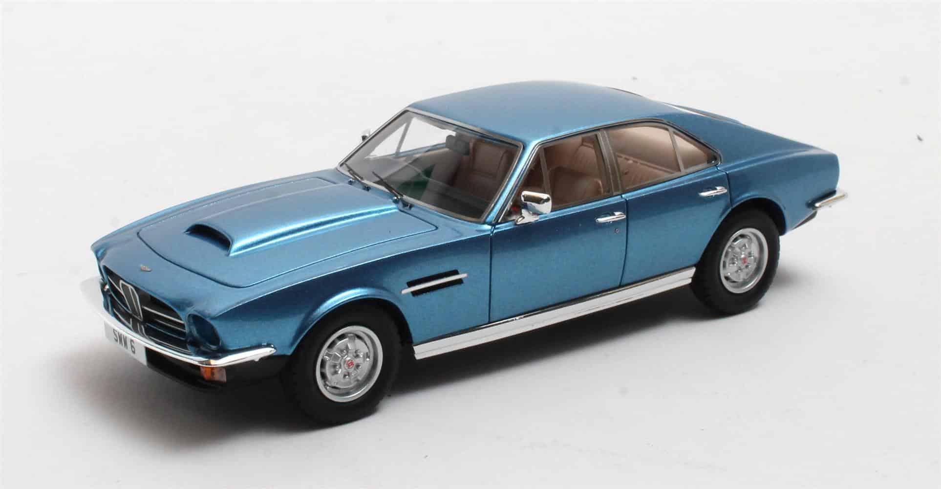 Matrix 1:43 Aston Martin Lagonda Series I Blue Metallic (1974-75) (MX40108-181) Limited Edition Resin Model