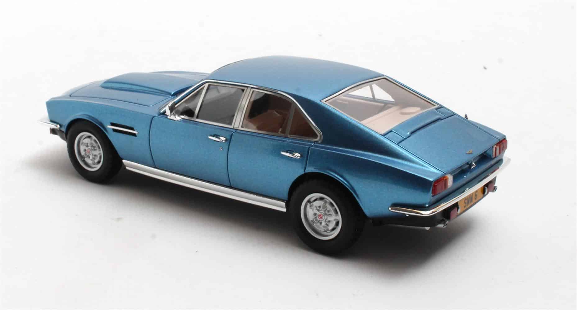 Matrix 1:43 Aston Martin Lagonda Series I Blue Metallic (1974-75) (MX40108-181) Limited Edition Resin Model - Image 3