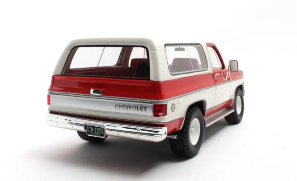 Alternative view of Cult Scale 1:18 Chevrolet Blazer K5 1973-1978 Red/White (CML155-1) Limited Edition Resin Model