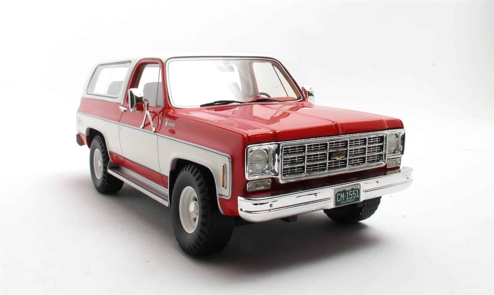 Cult Scale 1:18 Chevrolet Blazer K5 1973-1978 Red/White (CML155-1) Limited Edition Resin Model 4 Cult Scale 1:18 Chevrolet Blazer K5 1973-1978 Red/White (CML155-1) Limited Edition Resin Model - Image 4