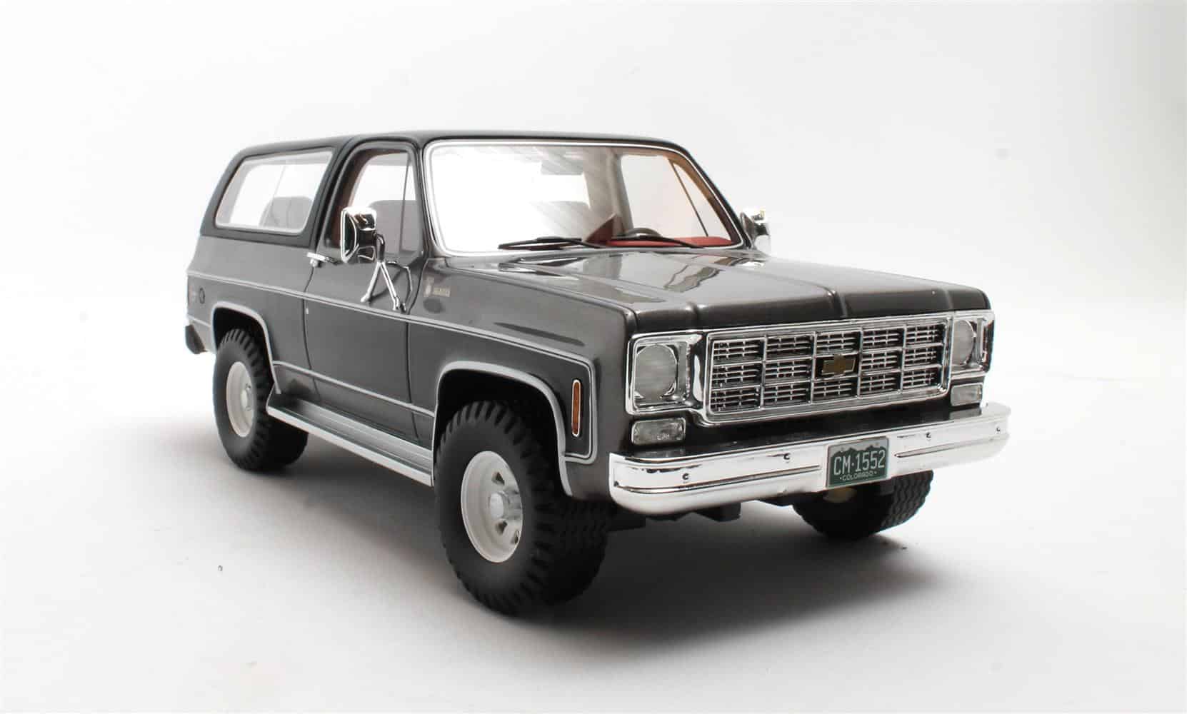 Cult Scale 1:18 Chevrolet Blazer K5 1973-1978 Grey/Black (CML155-2) Limited Edition Resin Model 4 Cult Scale 1:18 Chevrolet Blazer K5 1973-1978 Grey/Black (CML155-2) Limited Edition Resin Model - Image 4