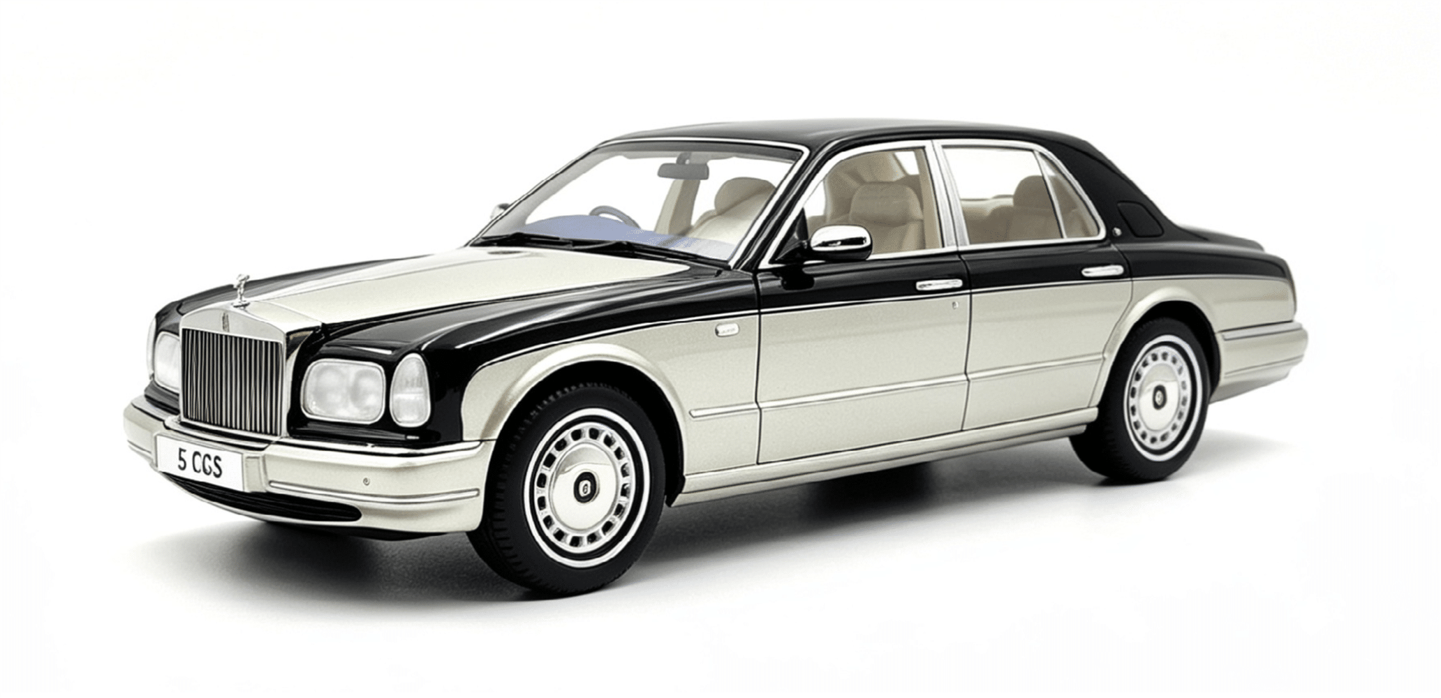 Cult Scale 1:18 Rolls-Royce Silver Seraph 1998 Black/Silver (CML199-1) Limited Edition Resin Model