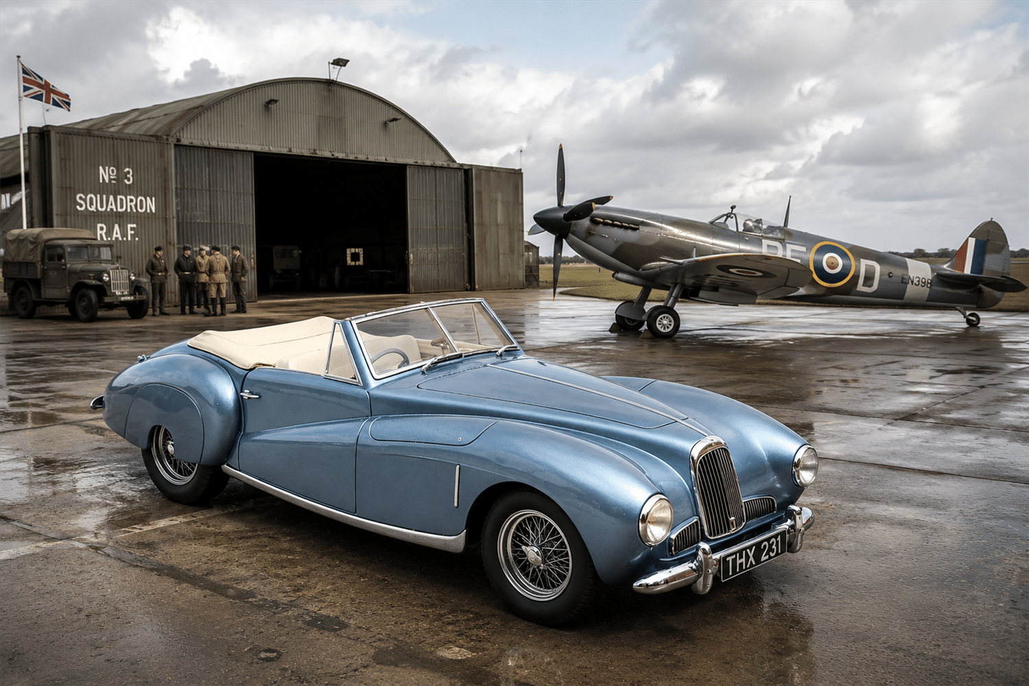 Cult Scale 1:18 Aston Martin 2-Litre Sports 1949 Blue Metallic (CML294-1) Limited Edition Resin Model 5 Cult Scale 1:18 Aston Martin 2-Litre Sports 1949 Blue Metallic (CML294-1) Limited Edition Resin Model - Image 5