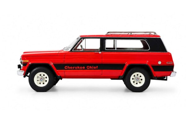 Alternative view of Cult Scale 1:18 Jeep Cherokee Chief (SJ) 1980-1983 Red (CML207-1) Limited Edition Resin Model