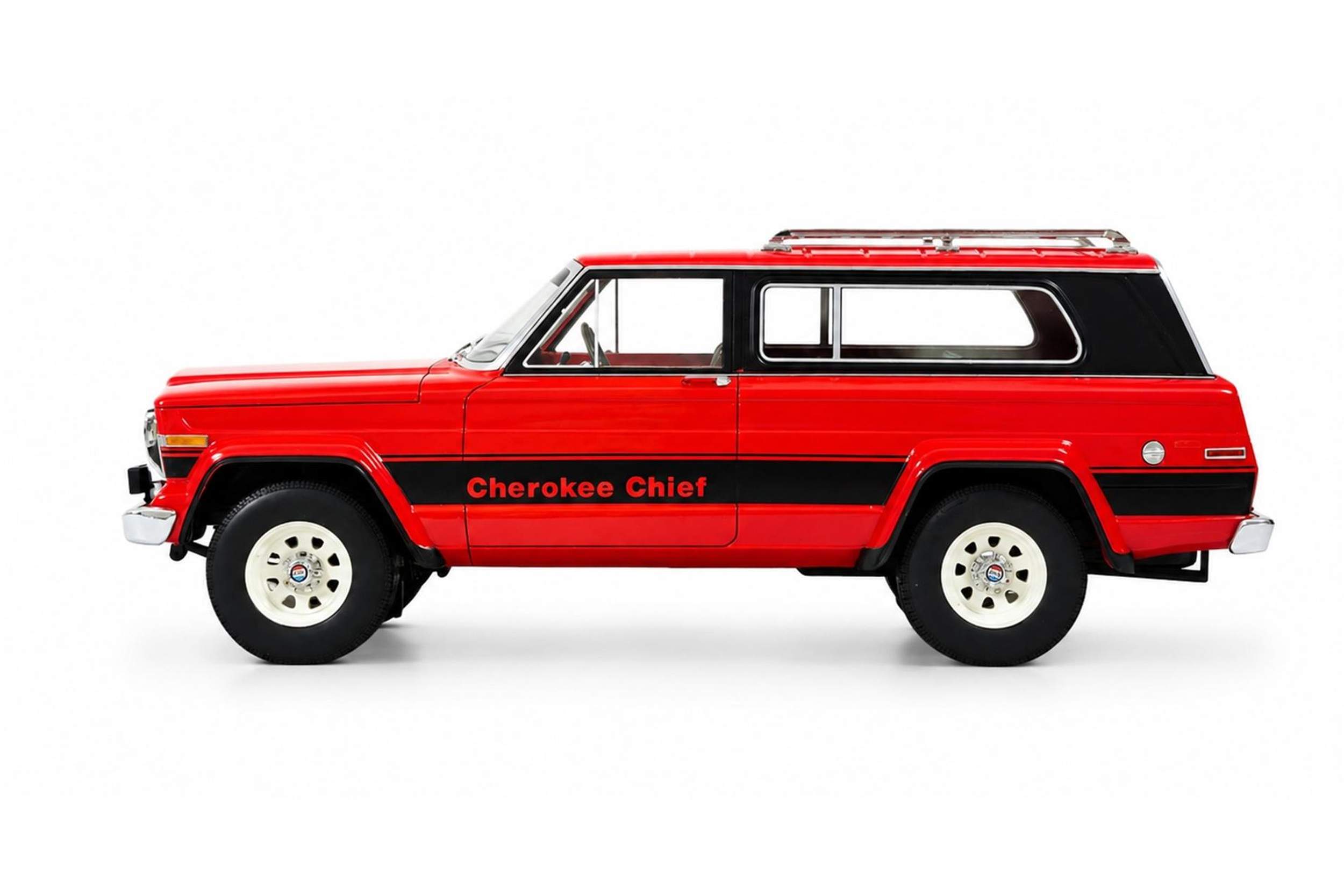 Cult Scale 1:18 Jeep Cherokee Chief (SJ) 1980-1983 Red (CML207-1) Limited Edition Resin Model 2 Cult Scale 1:18 Jeep Cherokee Chief (SJ) 1980-1983 Red (CML207-1) Limited Edition Resin Model - Image 2