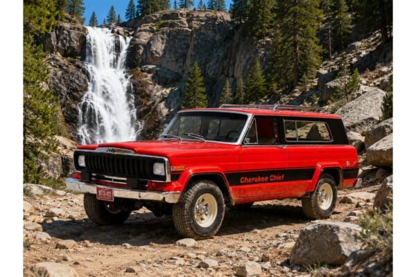 Cult Scale 1:18 Jeep Cherokee Chief (SJ) 1980-1983 Red (CML207-1) Limited Edition Resin Model 7 Cult Scale 1:18 Jeep Cherokee Chief (SJ) 1980-1983 Red (CML207-1) Limited Edition Resin Model
