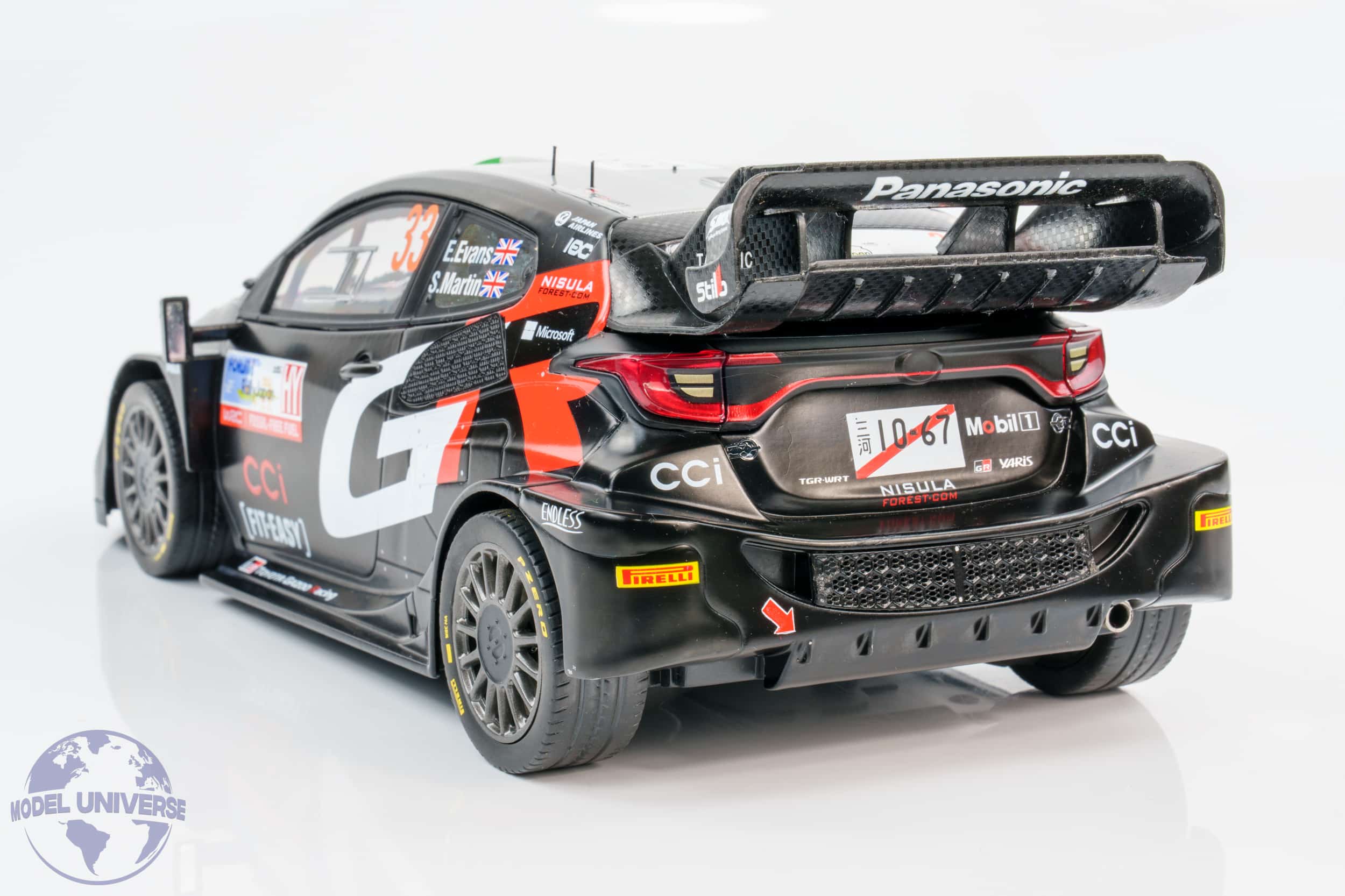 Ixo - 1:18 Toyota GR Yaris Rally1 No.33 Elfyn Evans Winner Japan Rally 2024 - Diecast Model 6 Ixo - 1:18 Toyota GR Yaris Rally1 No.33 Elfyn Evans Winner Japan Rally 2024 - Diecast Model
