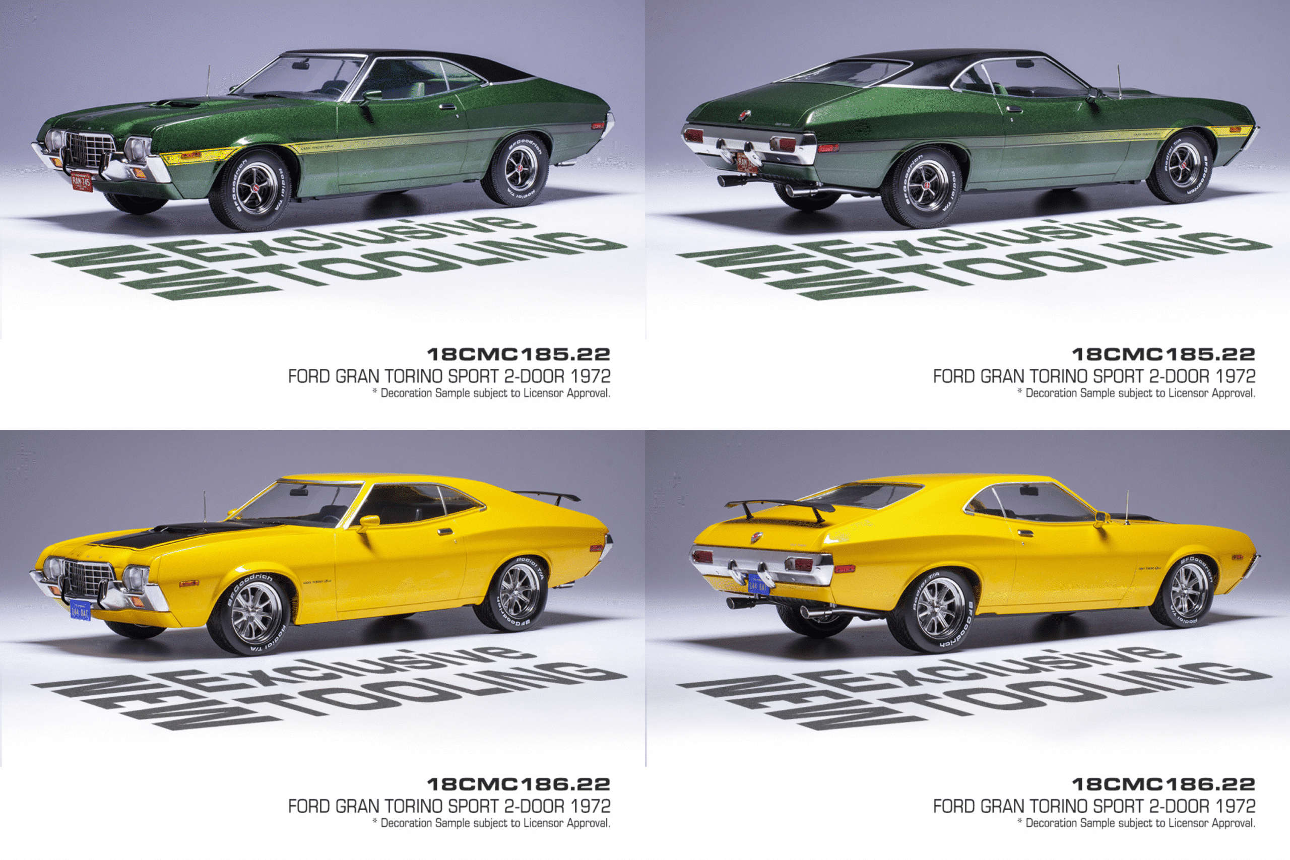 Ixo1/18スケール フォード グラン・トリノ ダイカストモデルを予約注文