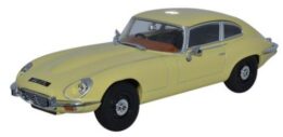 Oxford Diecast 1/43 Jaguar E-Type Primrose Yellow Diecast Model JAGV12002