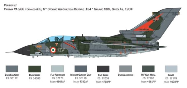 Italeri - 1:32 Tornado IDS (2520) 40th Anniversary Model Kit 13 Italeri - 1:32 Tornado IDS (2520) 40th Anniversary Model Kit
