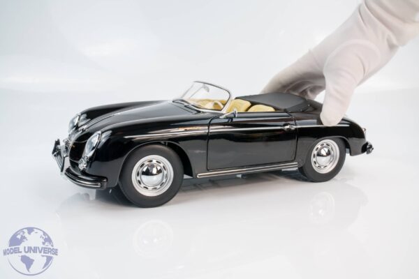 KK Scale - 1:12 Porsche 356A Speedster Black 1955 - Diecast Model 13 KK Scale - 1:12 Porsche 356A Speedster Black 1955 - Diecast Model