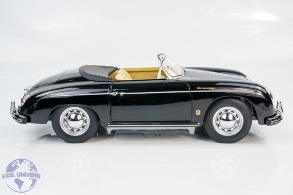 KK Scale - 1:12 Porsche 356A Speedster Black 1955 - Diecast Model 17 KK Scale - 1:12 Porsche 356A Speedster Black 1955 - Diecast Model