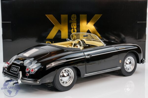 KK Scale - 1:12 Porsche 356A Speedster Black 1955 - Diecast Model 11 KK Scale - 1:12 Porsche 356A Speedster Black 1955 - Diecast Model