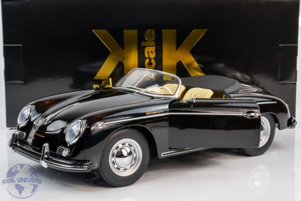 KK Scale - 1:12 Porsche 356A Speedster Black 1955 - Diecast Model 10 KK Scale - 1:12 Porsche 356A Speedster Black 1955 - Diecast Model