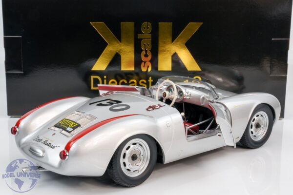 KK Scale - 1:12 Porsche 550A Spyder 1956 No.130 "Little Bastard" James Dean - Diecast Model 14 KK Scale - 1:12 Porsche 550A Spyder 1956 No.130