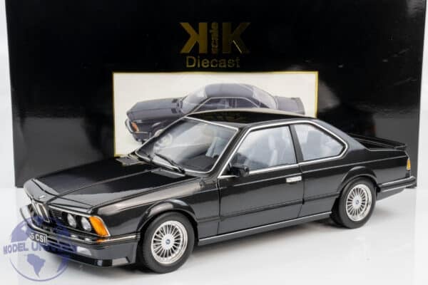 KK Scale KKDC120163A BMW 635i Black Diecast Model 4