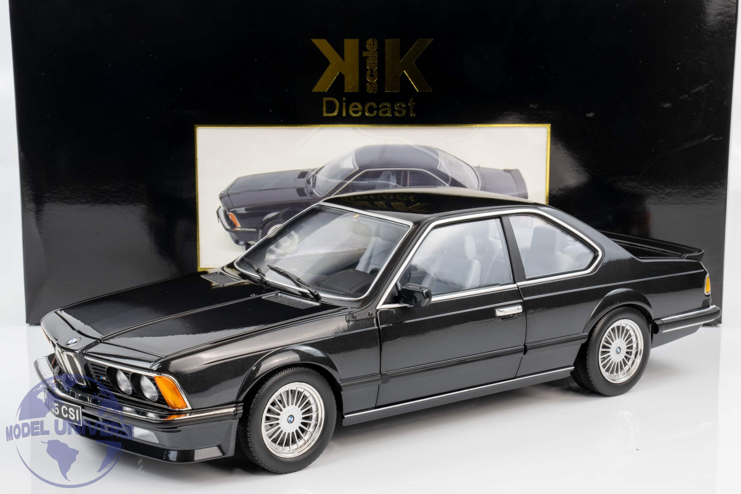 KK Scale - 1:12 BMW M635 CSI Alpina Felgen 1987 Black Metallic - Diecast Model