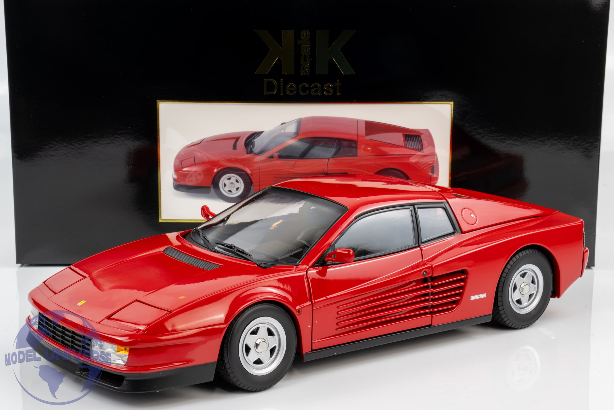 KK Scale - 1:12 Ferrari Testarossa Red 1986 - Diecast Model
