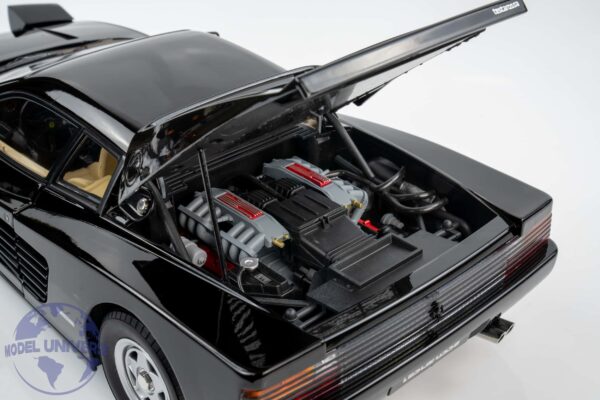 KK Scale - 1:12 Ferrari Testarossa Black 1986 - Diecast Model 13 KK Scale KKDC120202 Ferrari Testarossa Black Diecast Model 2