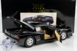 KK Scale KKDC120202 Ferrari Testarossa Black Diecast Model 5